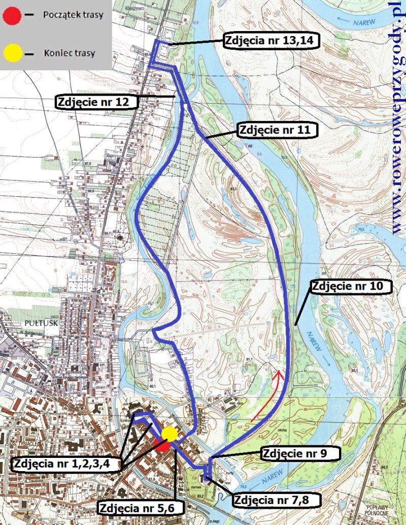 Mapa Wycieczka nr 33