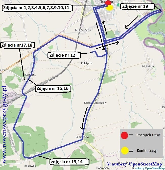 Mapa Wycieczka 44