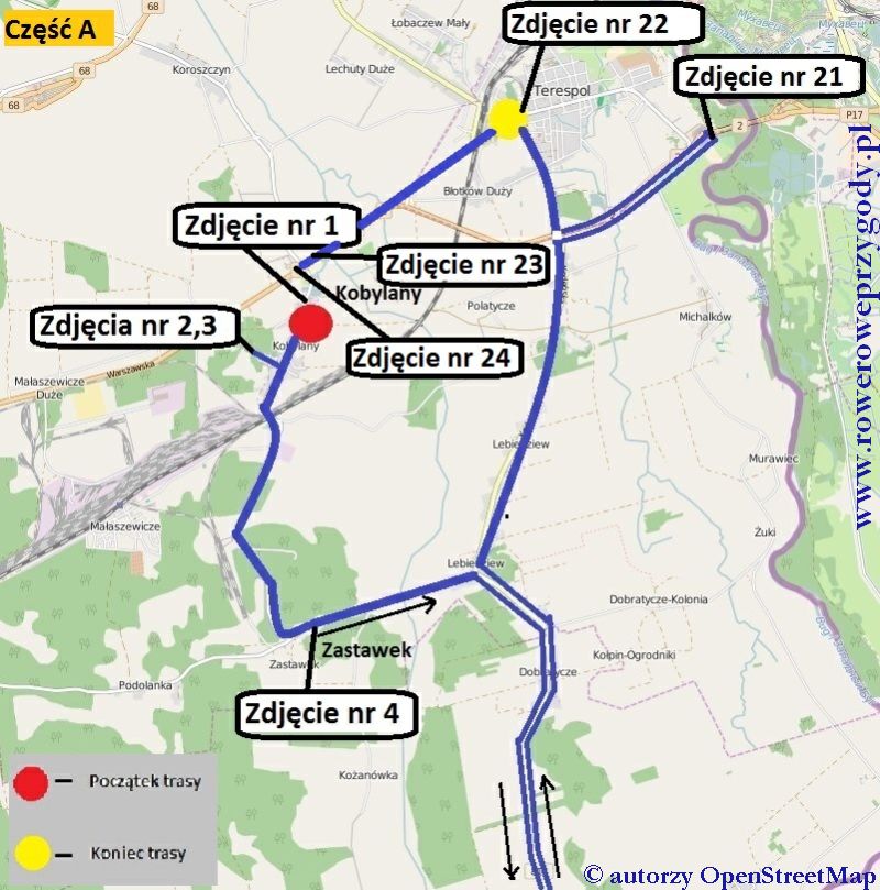 Wycieczka 46 mapa część A