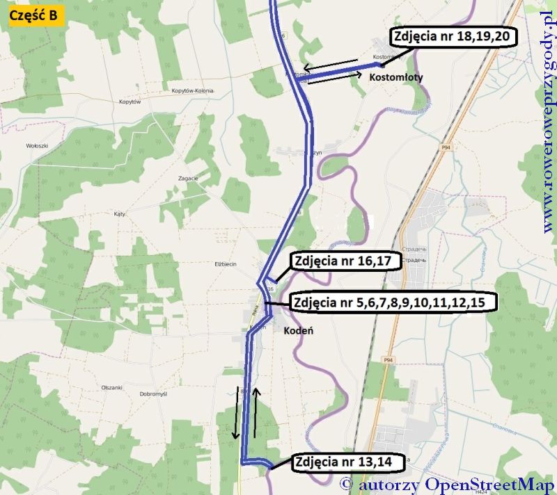 Wycieczka 46 mapa część B