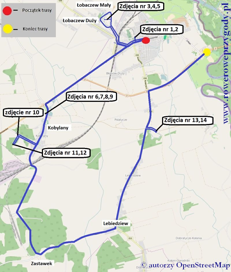 Mapa Wycieczka 44