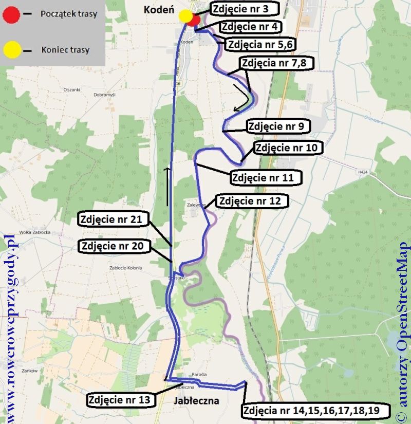 Mapa Wycieczka 47