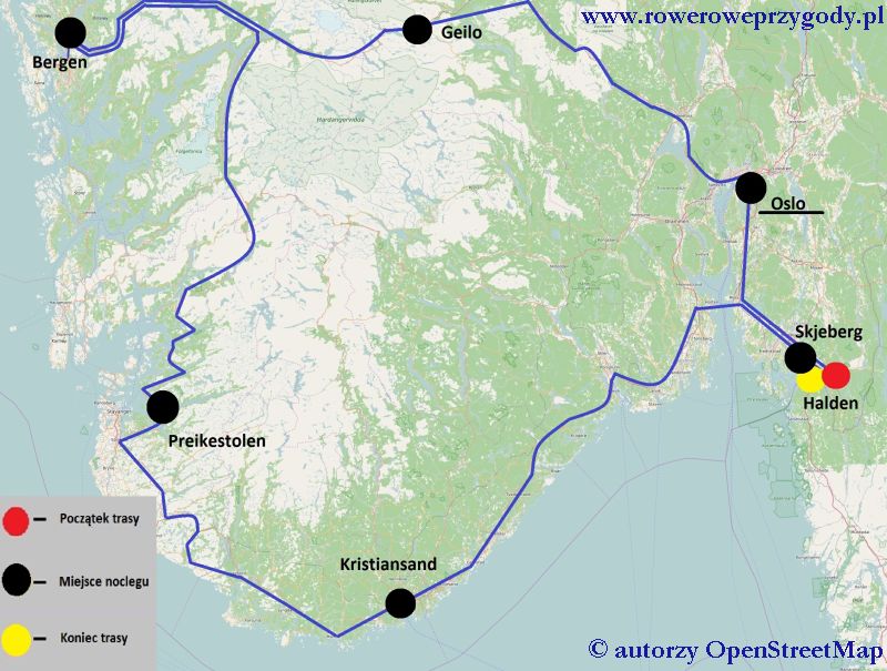 Wycieczka nr 50 Mapa