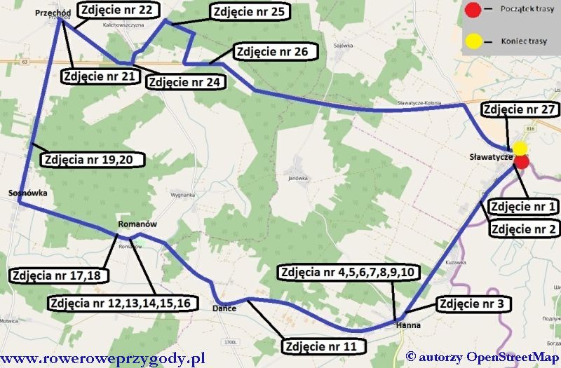 Wycieczka nr 49 Mapa