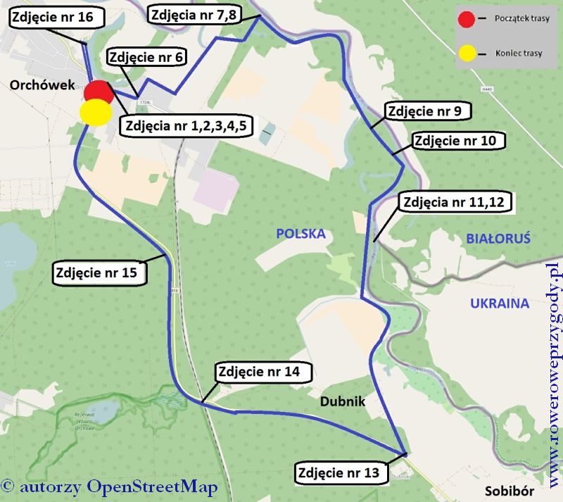 Wycieczka 51 mapa